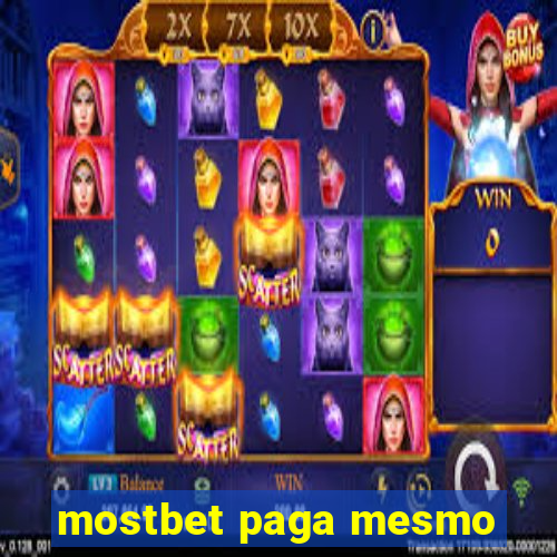 mostbet paga mesmo